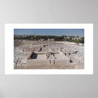 A model of Herod's temple Poster