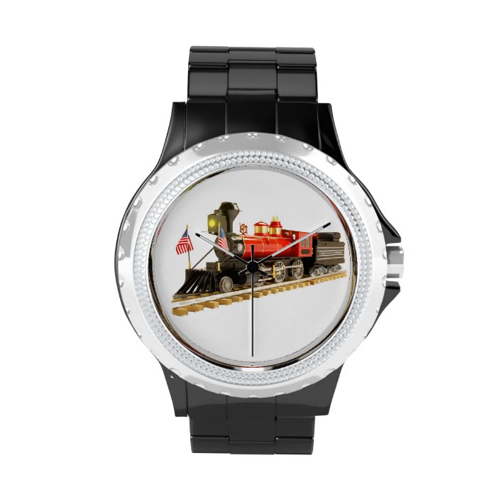 A Model Train Wrist Watch