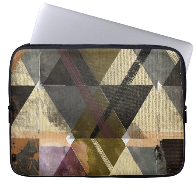 A modern abstract design laptop sleeve (Front)