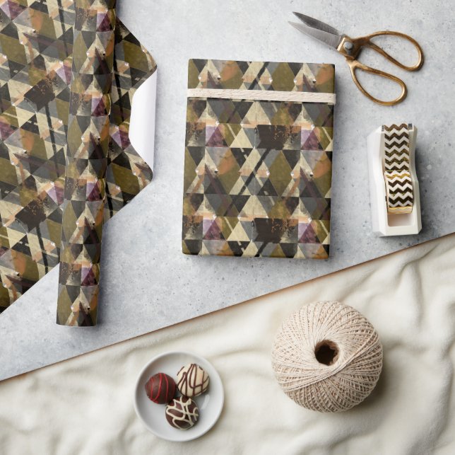 A modern abstract design wrapping paper (Crafts)