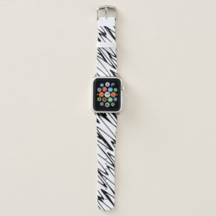 A Modern Abstract Energetic Line Art Apple Watch Band