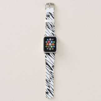 A Modern Abstract Energetic Line Art Apple Watch Band