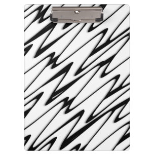 A Modern Abstract Energetic Line Art Clipboard