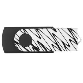A Modern Abstract Energetic Line Art Flash Drive