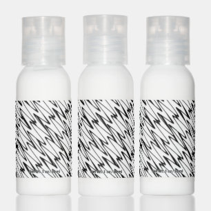 A Modern Abstract Energetic Line Art  Hand Lotion