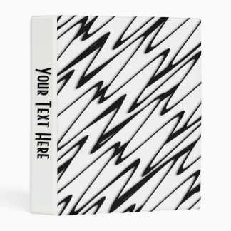 A Modern Abstract Energetic Line Art Mini Binder