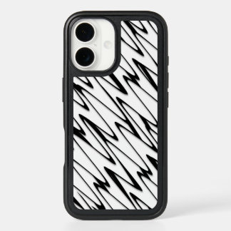 A Modern Abstract Energetic Line Art  iPhone 16 Case