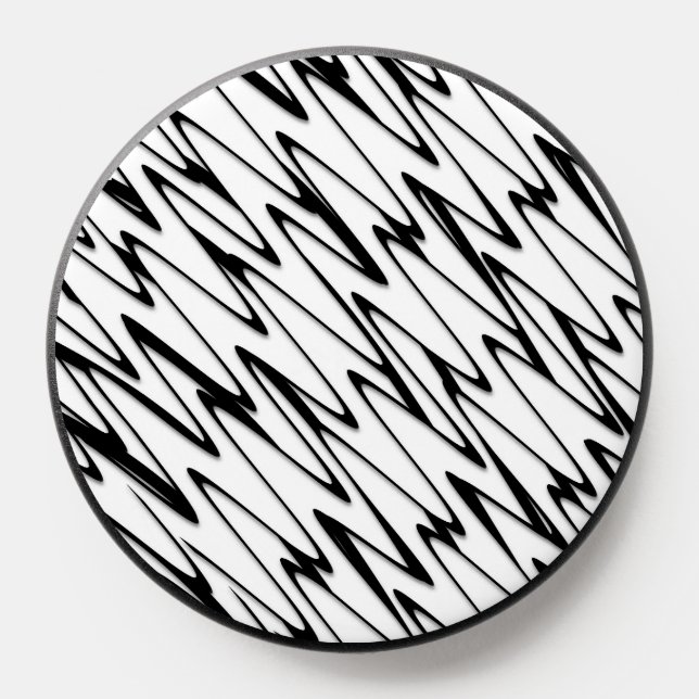 A Modern Abstract Energetic Line Art  PopSocket (Popsocket)