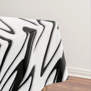 A Modern Abstract Energetic Line Art  Tablecloth