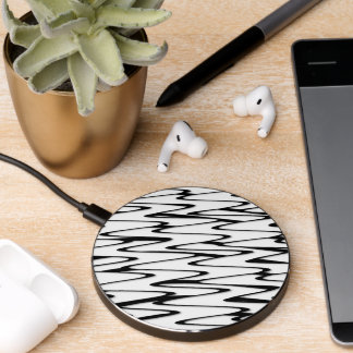 A Modern Abstract Energetic Line Art  Wireless Charger