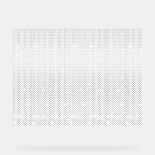 A modern design featuring a sleek combination of w acrylic sign