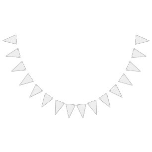 A modern design featuring a sleek combination of w bunting flags