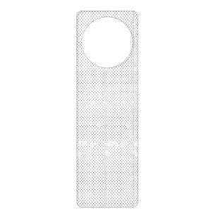 A modern design featuring a sleek combination of w door hanger