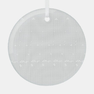 A modern design featuring a sleek combination of w glass ornament