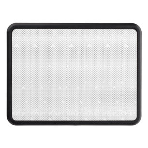 A modern design featuring a sleek combination of w hitch cover