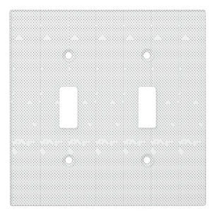 A modern design featuring a sleek combination of w light switch cover