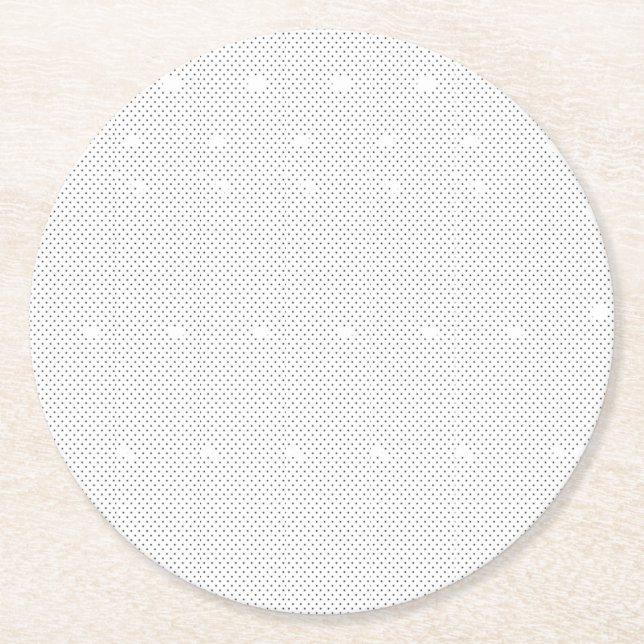 A modern design featuring a sleek combination of w round paper coaster (Front)