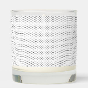 A modern design featuring a sleek combination of w scented candle