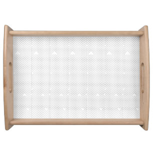 A modern design featuring a sleek combination of w serving tray