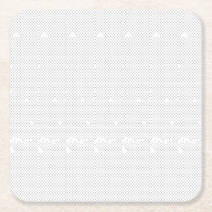 A modern design featuring a sleek combination of w square paper coaster