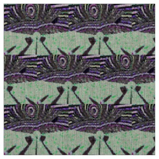 A modern gift, mosaic, in a light green color _ fabric