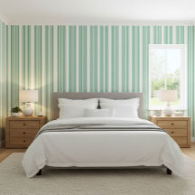 A Modern Green Striped 