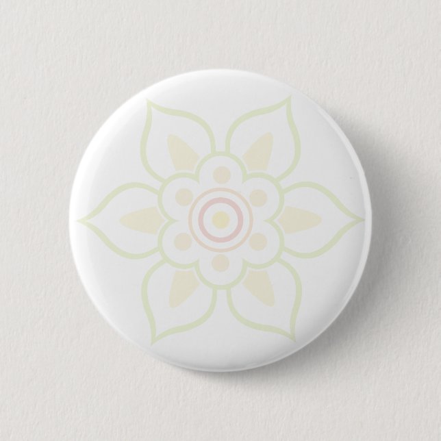 A Modern Interpretation of Korean Patterns Button (Front)