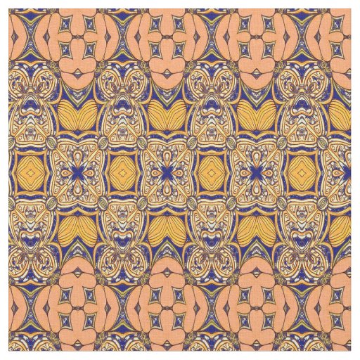 A modern multicolor fabric print pattern design 