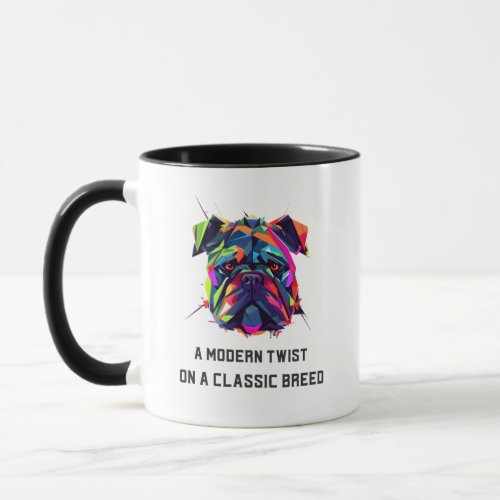 A modern twist on a classic breed _ Bulldog Lovers Mug
