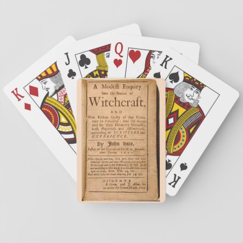 A Modest Inquiry into the Nature of Witchcraft Playing Cards