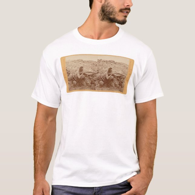 A Modoc Brave on the Warpath (1172) T-Shirt (Front)