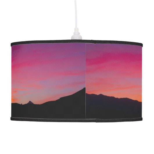 A Mojave Sunset x 2 Hanging Lamp (Back)