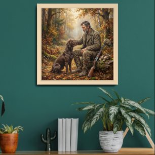 A Moment After the Hunt Framed Art