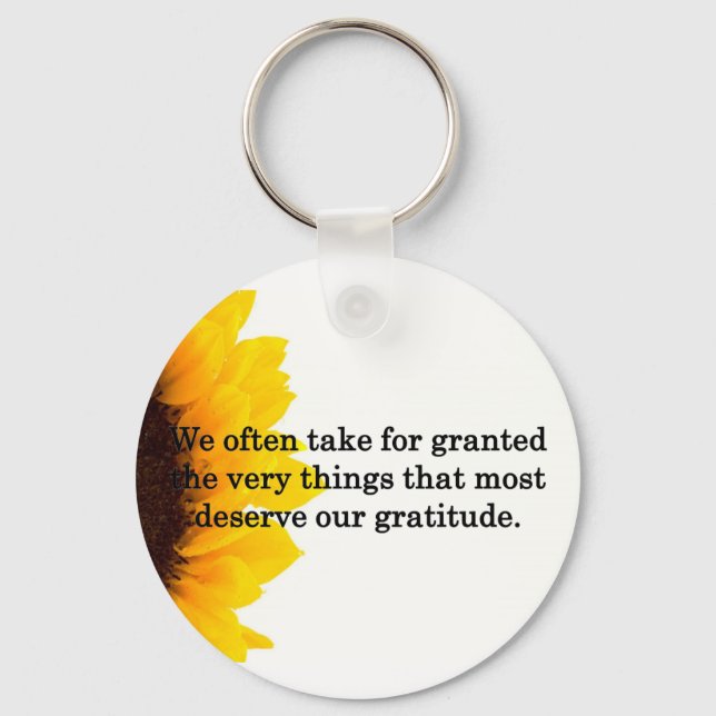 A Moment for Thanks Keychain (Front)