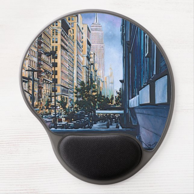  A Moment Hush in the City Limits Gel Mouse Pad (Front)