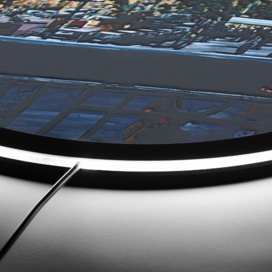 A Moment Hush in the City Limits LED Sign (Edge)