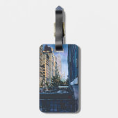 A Moment Hush in the City Limits Luggage Tag (Back Vertical)
