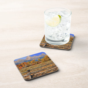A Moment in Wyoming in Autumn Beverage Coaster