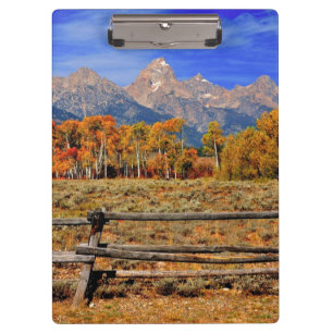 A Moment in Wyoming in Autumn Clipboard