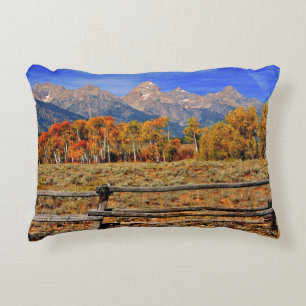 A Moment in Wyoming in Autumn Decorative Pillow