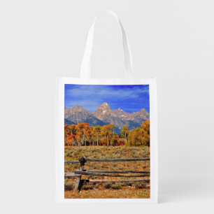 A Moment in Wyoming in Autumn Grocery Bag