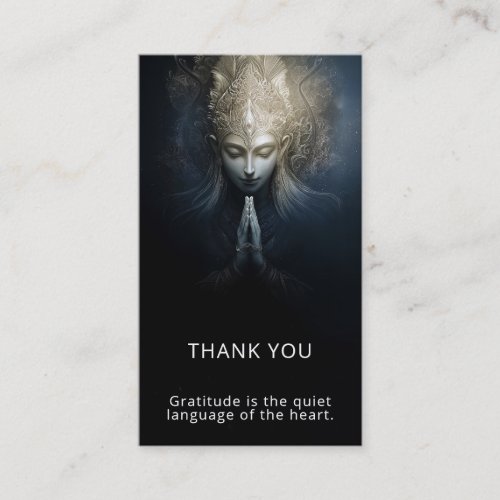 A Moment of Grace | Meditation Art Business Card