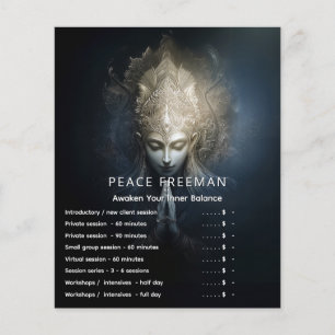 A Moment of Grace Meditation Art Flyer