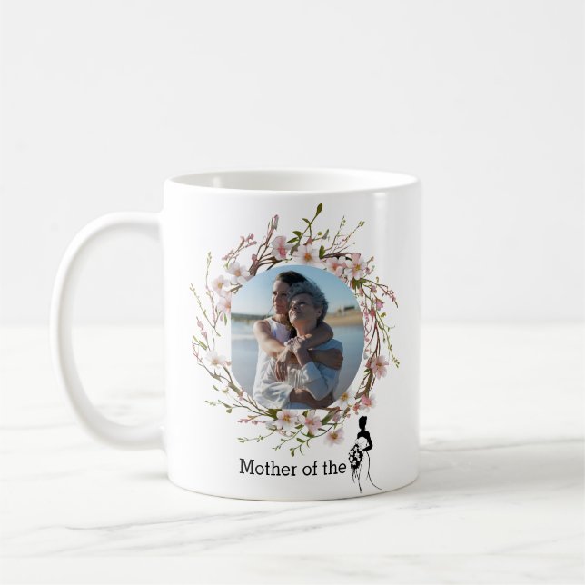A Mom's Proud Moment: Mother of the Bride Coffee M Mug (Left)