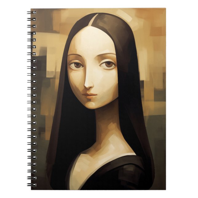 A Mona Lisa reimagined, a classic but also new. Notebook (Front)