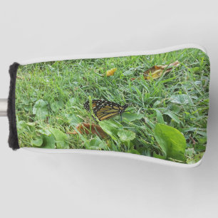 A Monarch Butterfly Golf Head Cover