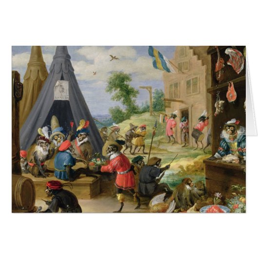 A Monkey Encampment Cards (Front Horizontal)