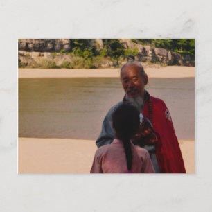 A Monk's Advice Postcard