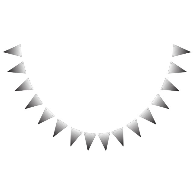 A monochrome image featuring a detailed pattern co bunting flags (All)