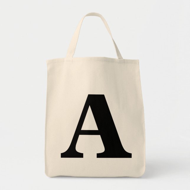 "A" Monogram Bag (Front)